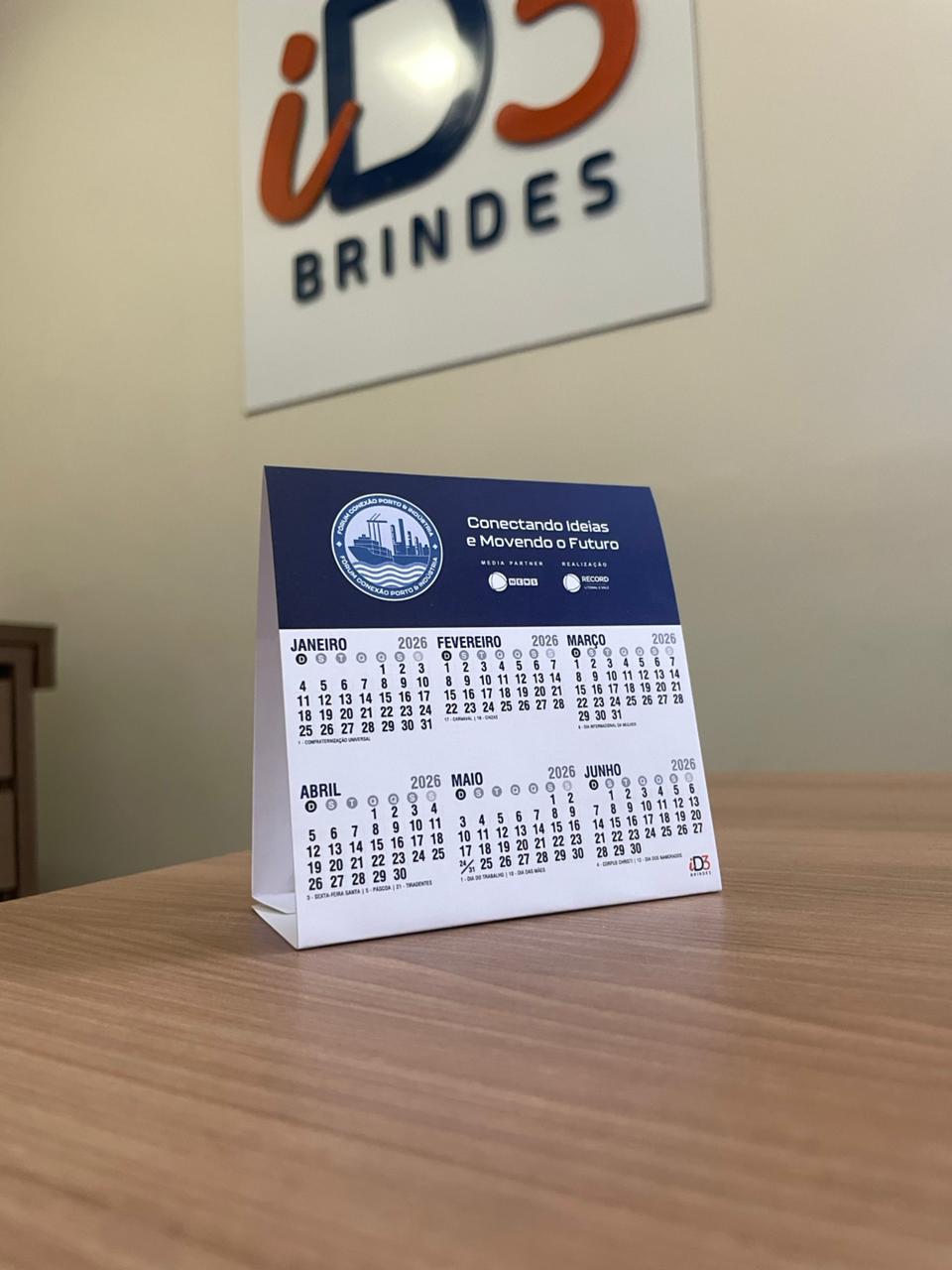 Calendário de Mesa Simples